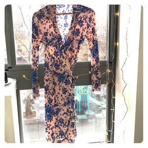 Romeo & Juliet Couture Pattern Wrap Dress